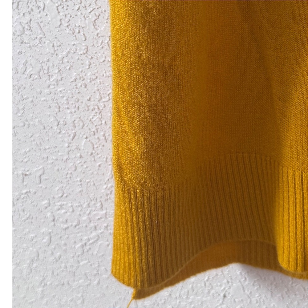 Ashley Stewart Womens Mustard Yellow Longline Duster Cardigan Sweater Plus 22/24 - Picture 4 of 7